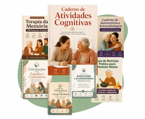 Mockup do Kit de Terapia para Idosos